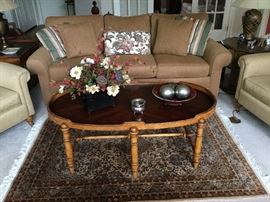 Living room group. Most furniture is from Ethan Allen