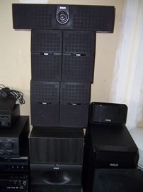 RCA SURROUND SOUND SPEAKERS SET OF 6