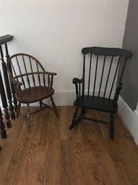 Child’s wooden chairs