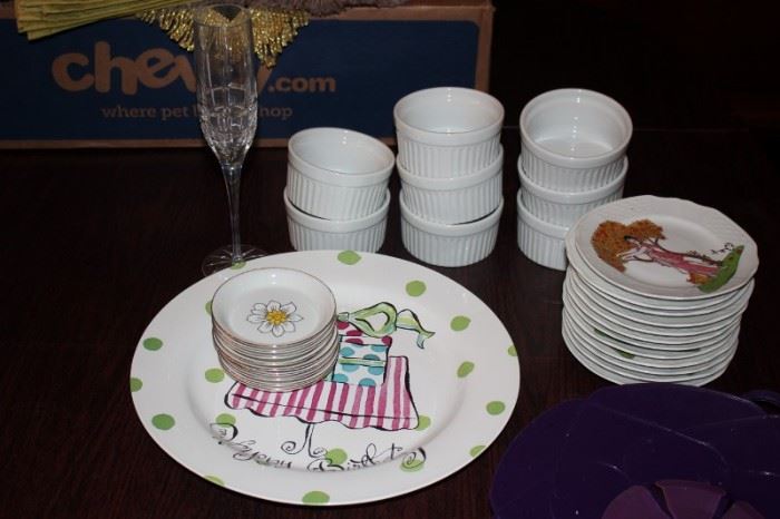 Dish Set and Small Dessert Cups