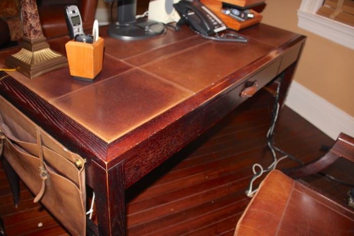Leather Pocket Desk