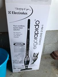Electrolux re-chargable stick sweeper