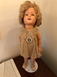18 inch composition Ideal Shirley Temple Doll