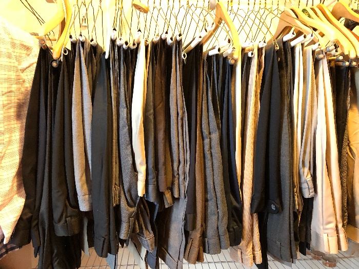 50 pairs of men's trousers!