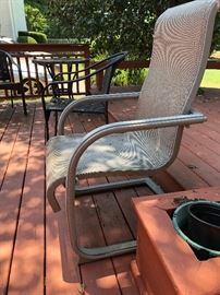 Two more chairs to the patio set