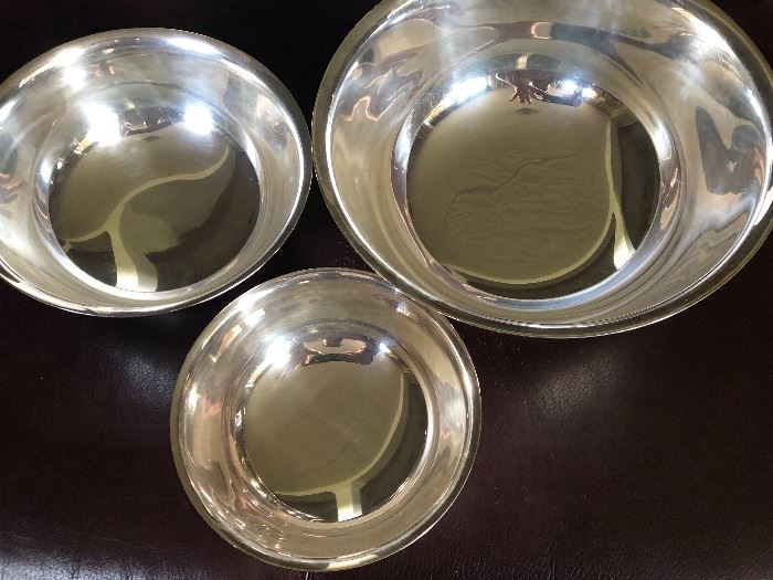 Gorham Silverplate bowls