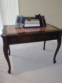 marble top small desk