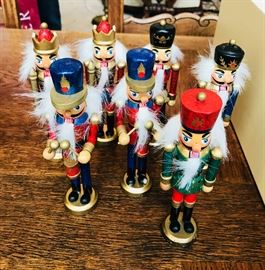 Nutcrackers. 5" tall. $5 each.