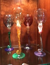 BRIONI wine glasses. 8 total.  (originally $129 each) $65 each.