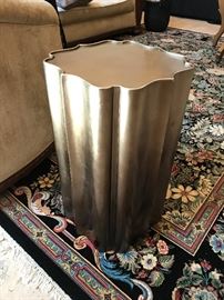 "Gold is Up" side table by Caracole. Retails between $425-$475. Estate sale price: $250.
