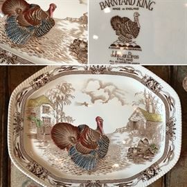 Barnyard King by Johnson Bros. (England). Large platter. 19 inches. $175.