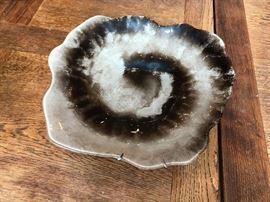 Glass plate to hang on wall. $60.