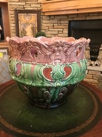 Majolica. Large bowl. $250