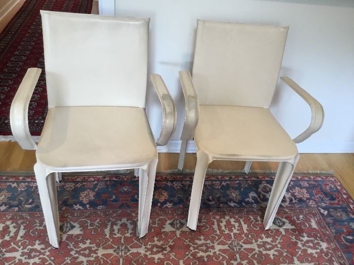 Leather vintage chairs $65 each