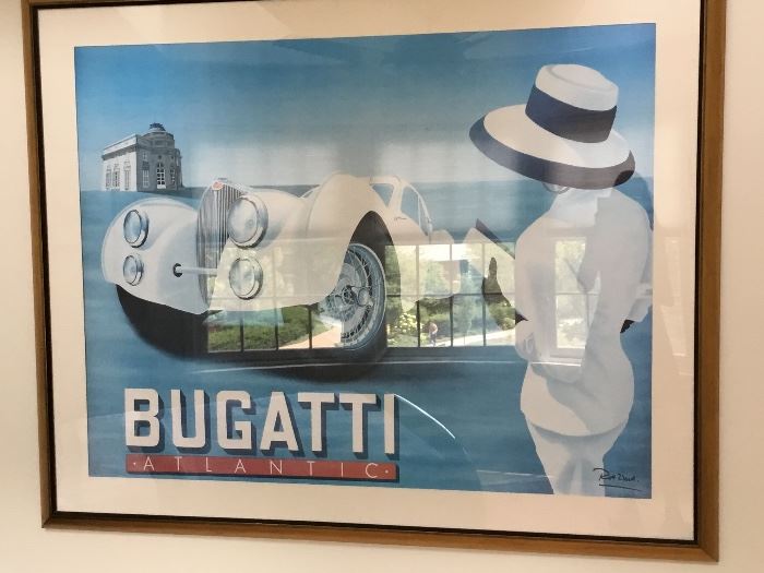 Bugatti signed poster $650