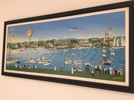 Sally Caldwell Fisher signed oil $475