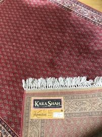 Karastan KARA SHAH MIRA worsted wool rug 4’1 x 5’7” $400