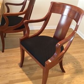 4 pristineNew  BAKER arm chairs $300 each. 