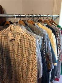  Name brand men’s clothes large To xlarge 