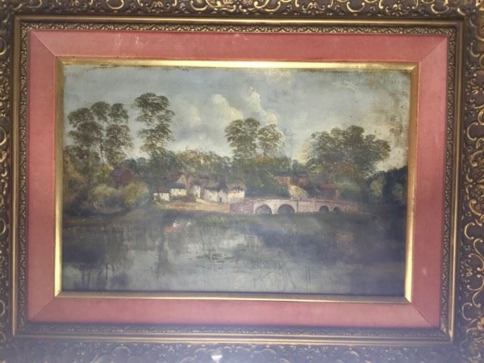 Antique oil on canvas