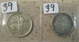 Stone Mountain Silver Half Dollars