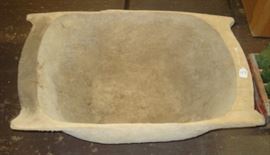 Large Wooden Dough Bowl