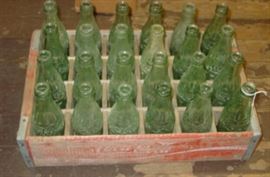 Coke Crate w/Coke Bottles