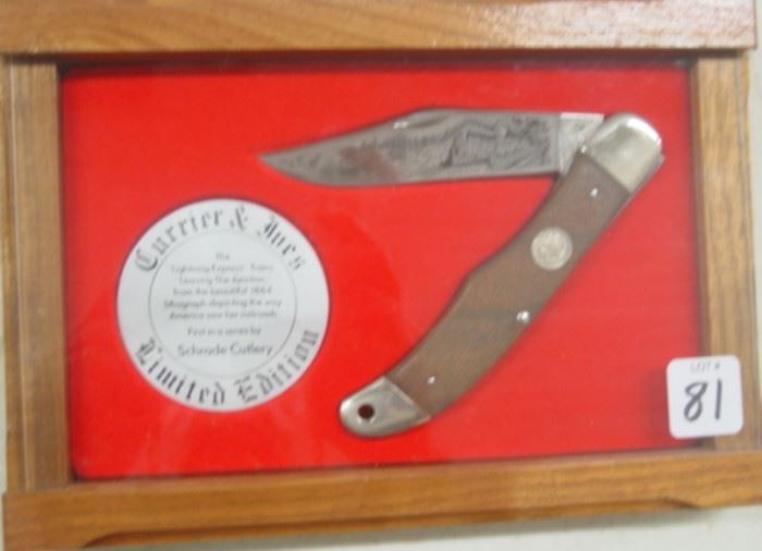 Schrade Currier & Ives Collectors Knife