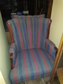 Set of two wing back chairs