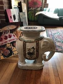 Antique Elephant Plant Stand