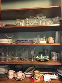 Gorgeous glassware & pottery 