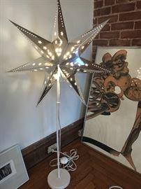 Cut Out Star Lamp