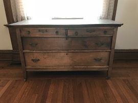 Antique Desk on Rollers