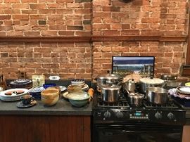 Faberware, Pyrex, Corningware, Limoges, Williams Sonoma and more