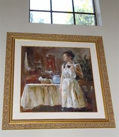 SUNDAY CHORES GICLEE' by PINO DAENI - SIGNED & NUMBERED with COA - LARGE 36x36