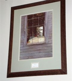 "GERANIUMS" by ANDREW WYETH