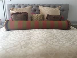 King Size ZGallerie Bed Foorboard and Headboard