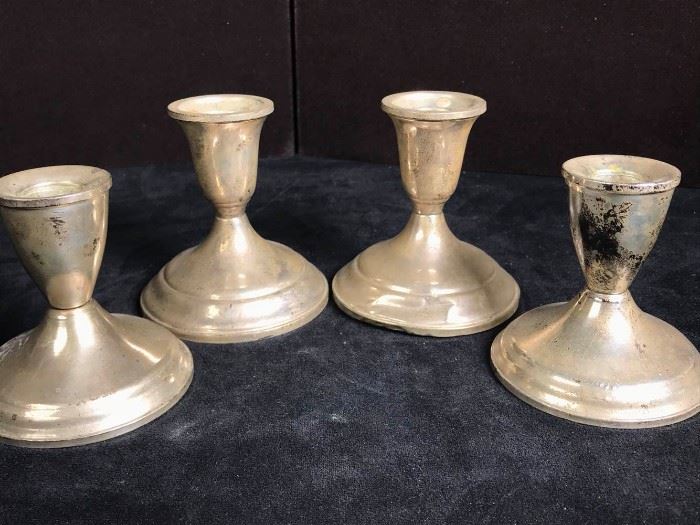 Sterling Towle  Duchin Candle Holders