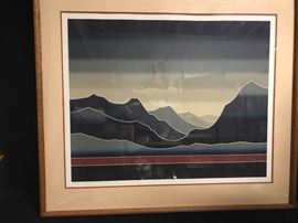 John Martineau Adelanto Pass Lithograph