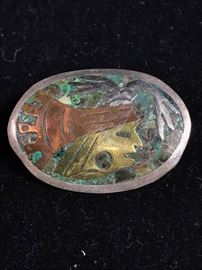 Sterling Taxco Mexico Brooch