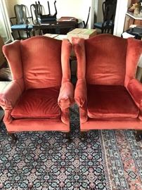 Pair Pennsylvania House Wing Back Chairs