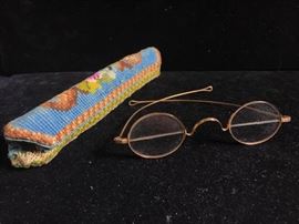 14kt Gold J King BiFocals Antique