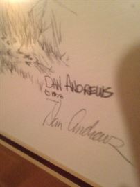 Signed and numbered - artist Dan Andrews