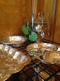 Silver plate platters