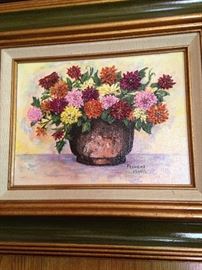 Oil on canvas by Frances Adams