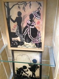 Vintage silhouette pictures