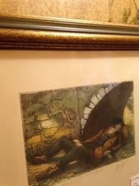 French etching