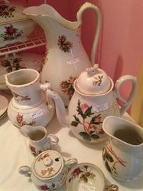 Rose tea set