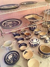 Blue & white selections including Blue Willow