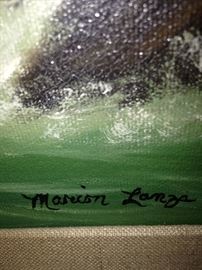 Artist Marion Lanza